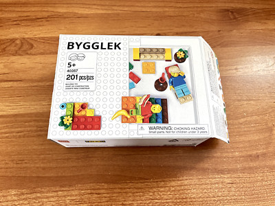 LEGO IKEA BYGGLEK Open Box Sealed Bags Complete 40357 201 pcs set FREE SHIPPING