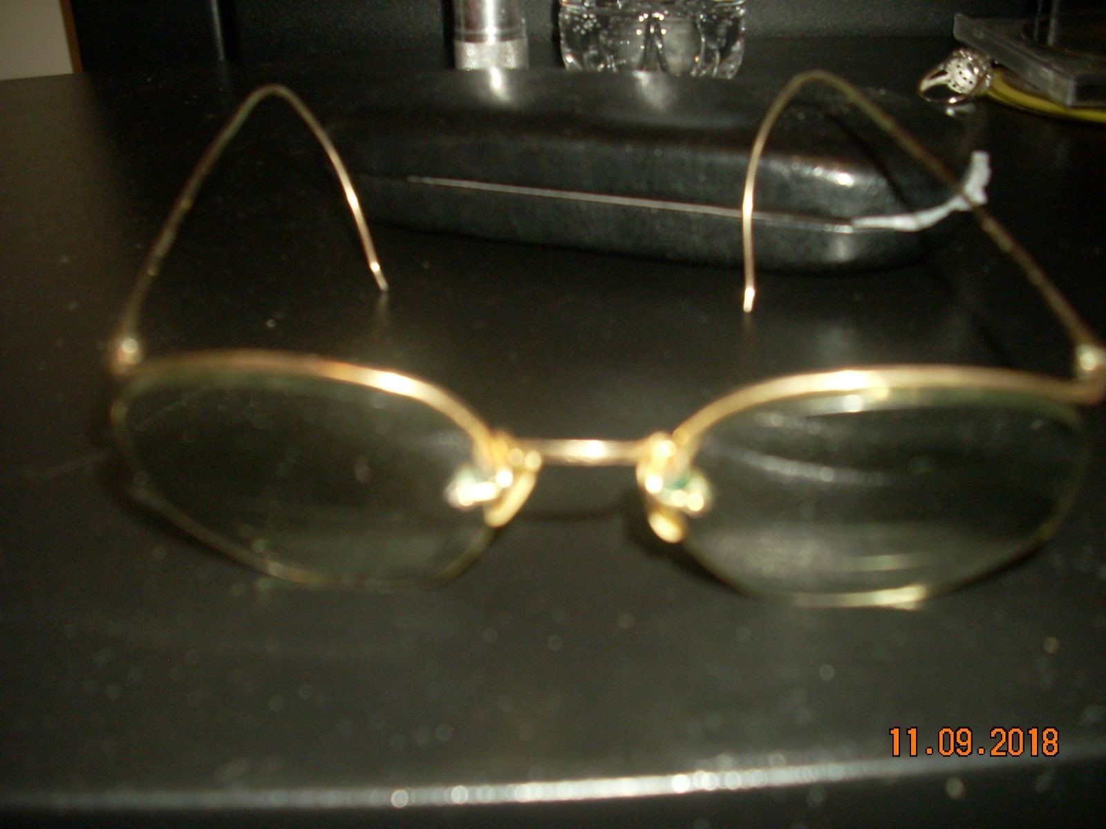 1/10 12ct gold filled antique eye glasses