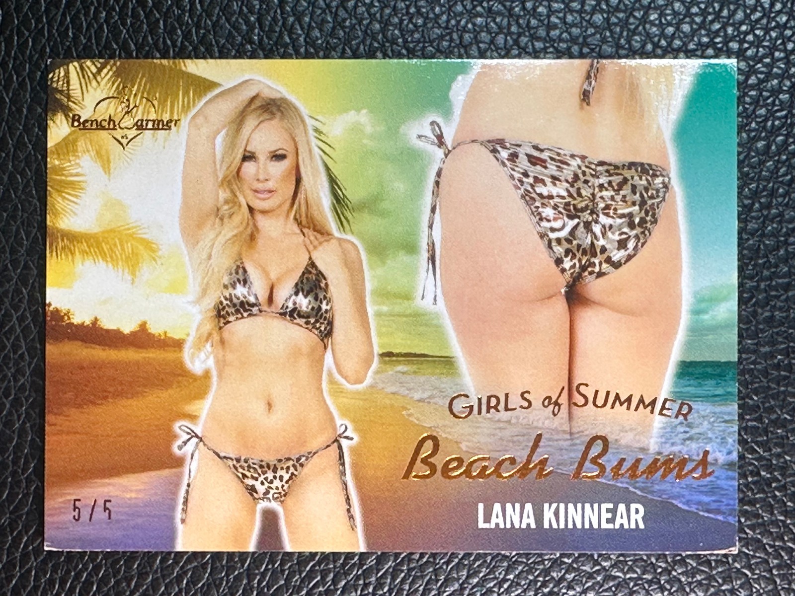 2023 Bench Warmer Girls Of Summer Beach Bums Bronze Foil Lana Kinnear 5/5