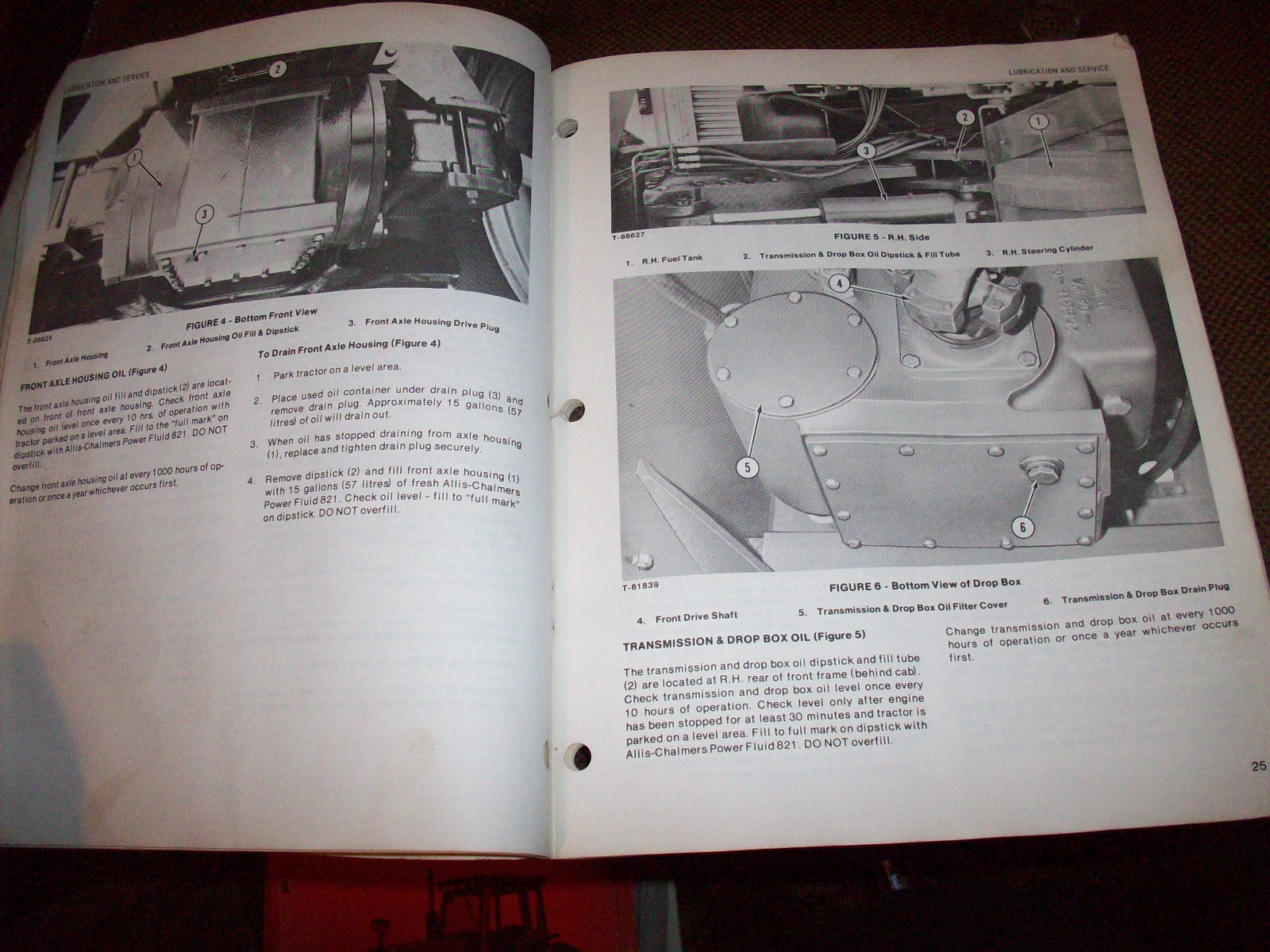 Original Allis-Chalmers 4W-220 Diesel Tractor Operator's Manual