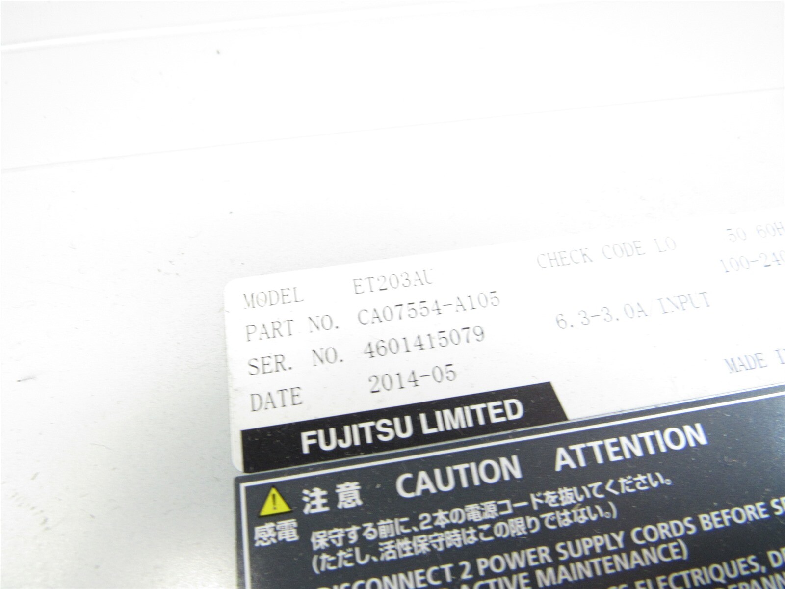 Fujitsu Eternus DX200 S3 24-Bay 21.4TB SAS Disk Storage ET203AU 2x FC-2P-16G