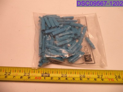 Qty = 1 Pack of 100: W Box Tech B Wire Connectors w Sealant Blue P/N 0E-SR100S