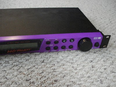 Clean E-MU MO' PHATT Synthesizer Sound Module & Rack Ears - Hip Hop Urban Dance