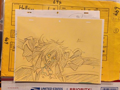 Hellsing Ultimate ARUCARD Genga sketch set