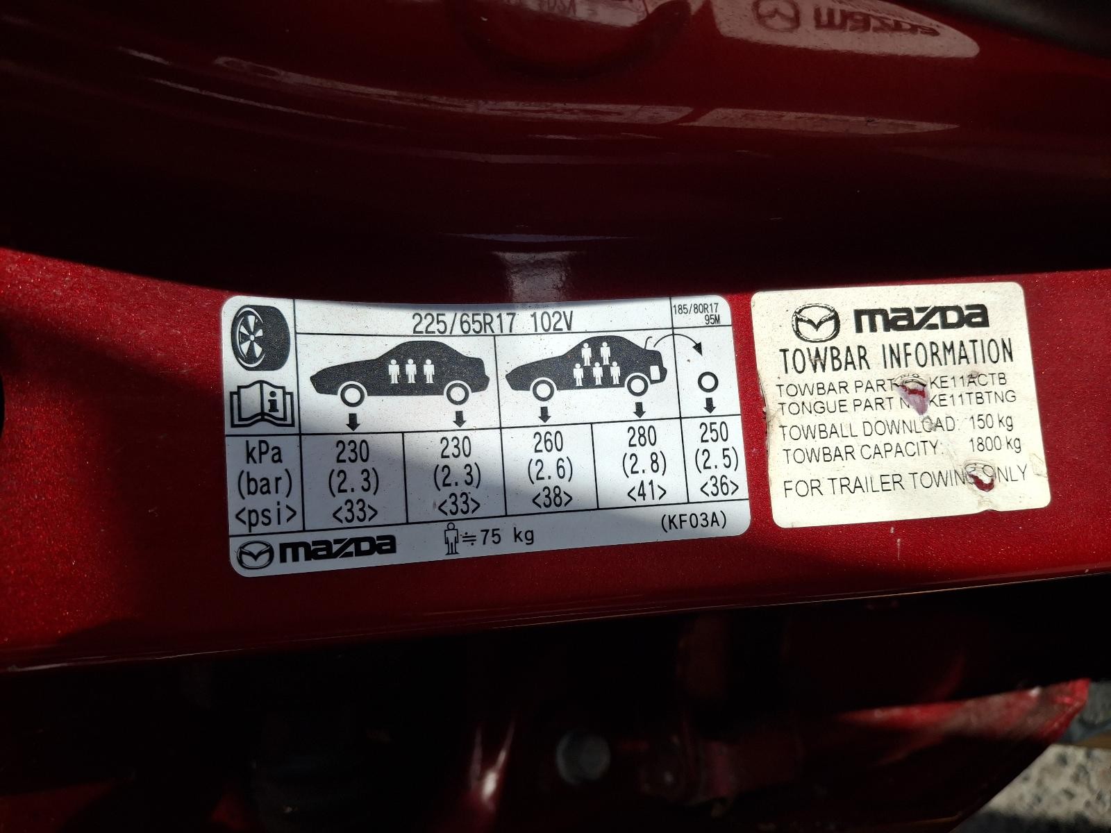 2013 Mazda Cx5 2012-2016 LOCK MECHANISM RIGHT REAR DOOR LOCK KE 02/12-12/16 image 8