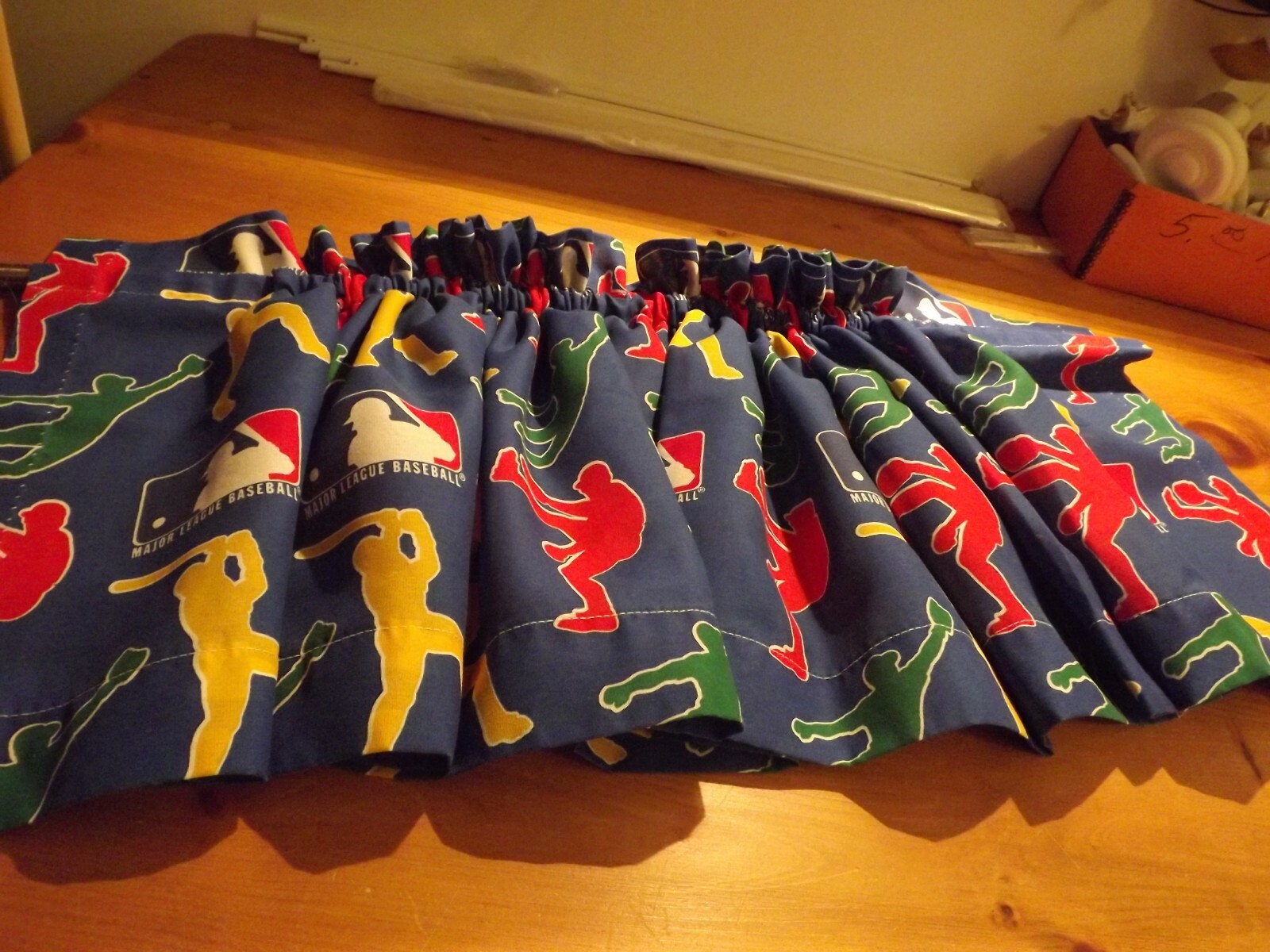 MAJOR LEAGUE BASEBALL VALANCE by THE BIBB CO. 82Wx17