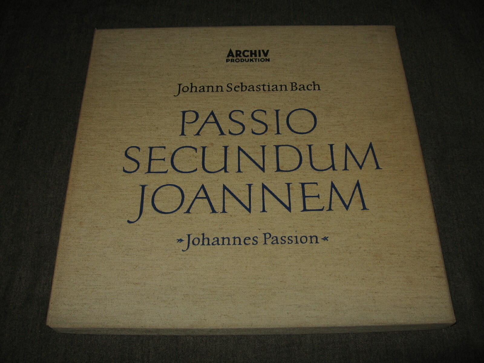 Archiv 193 328/30 ed1 3LP STEREO Richter, Munich: Bach