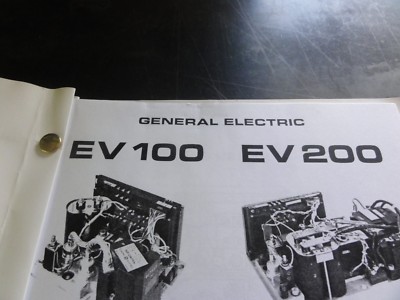 Flight Systems Industrail EV100 EV200 Parts List & Diagrams Manual
