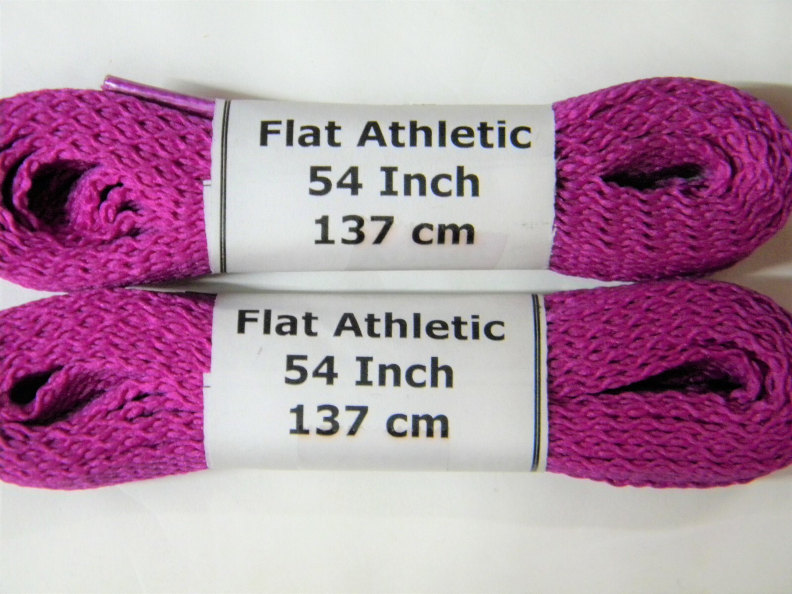 2 pair pack- Flat 8mm wide ATHLETIC sneaker shoelaces for running walking shoes