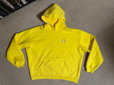 Madhappy x Snapchat Canary Yellow Hoodie Men s Size XL