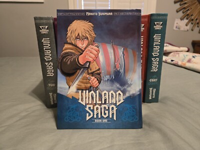 VINLAND SAGA Volumes 1-8 Manga Hardcover Lot - English