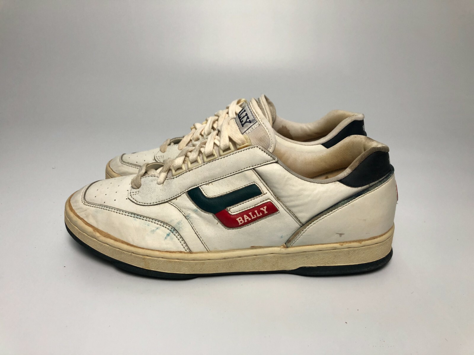 Vintage 80s Bally Sneakers Sz. 15 116378-370 1987 Korea | eBay Vintage 80s Bally Sneakers Sz. 15 116378-370 1987 Korea | eBay