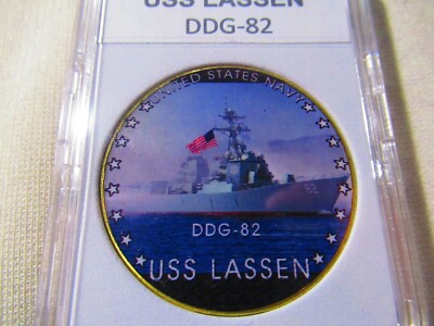 チャレンジメダル⑲ USS LASSEN US NAVY - USS LASSEN (DDG-82) Challenge Coin | eBay