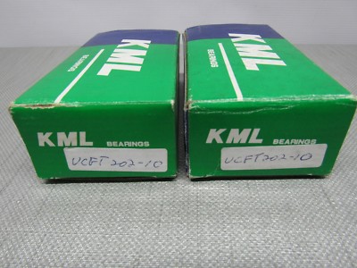  KML UCFT202-10 Two Bolt Flange Unit Lot of 2
