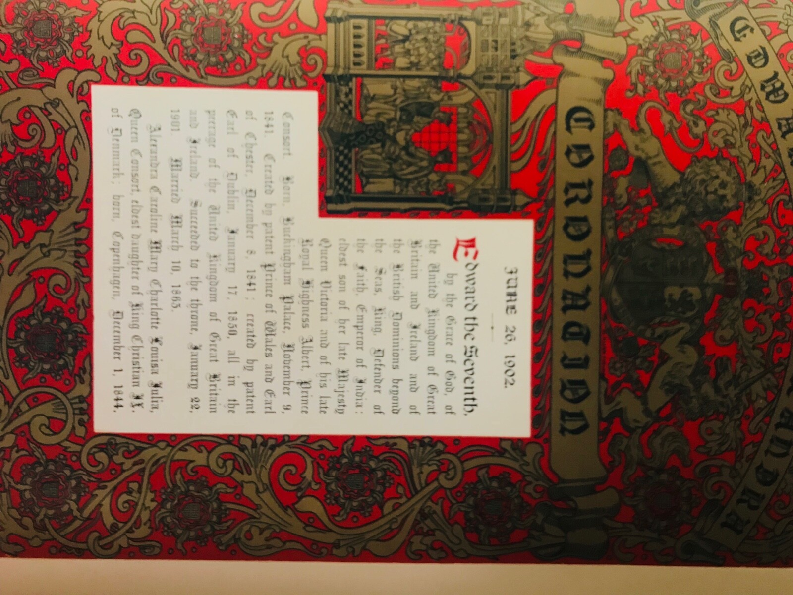 1902 Illustrated London News King Edward VII Coronation 12 by 16