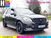 2015 Mercedes-Benz M Class 5.5 ML63 V8 AMG SUV 5dr Petrol SpdS+7GT 4WD Euro 6 (s
