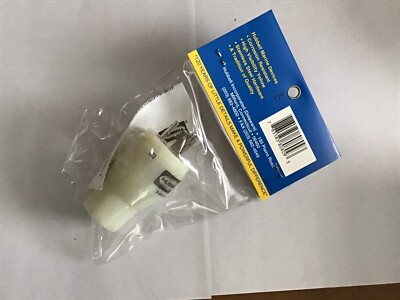 Hubbell Marine Electrical Products Plug Adapter #HBL21CM29 New In Package White 