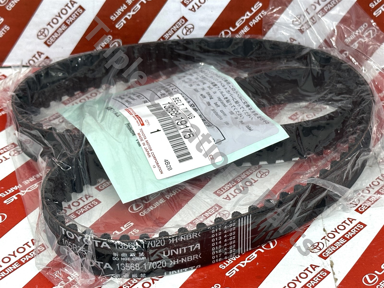 TOYOTA GENUINE 1356819175 BELT, TIMING 13568-19175 | eBay