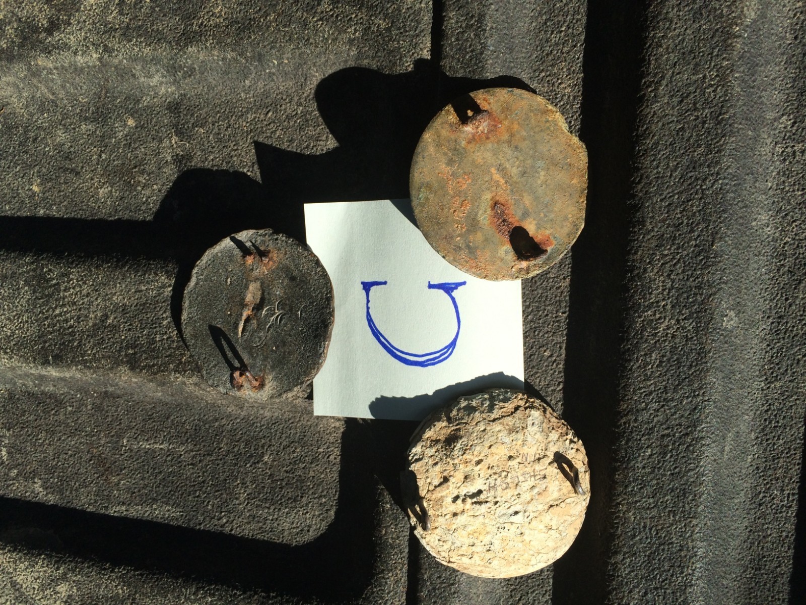 Dug Eagle Plates - Lot C