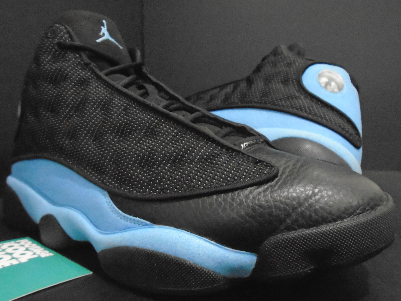 black and light blue 13s