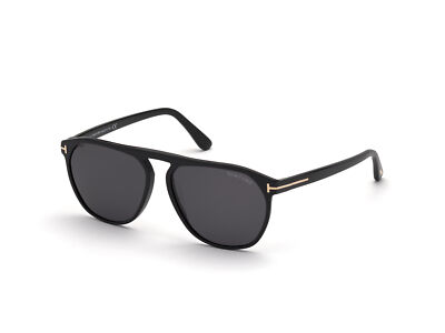 Pre-owned Tom Ford Genuine  Sunglasses Ft0835 Jasper-02 01a Black Smoke Man In Gray