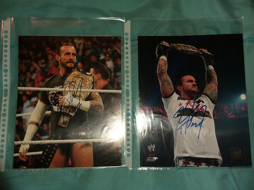 WWE Signed Lot, 8x10s, Bray Wyatt Fedora