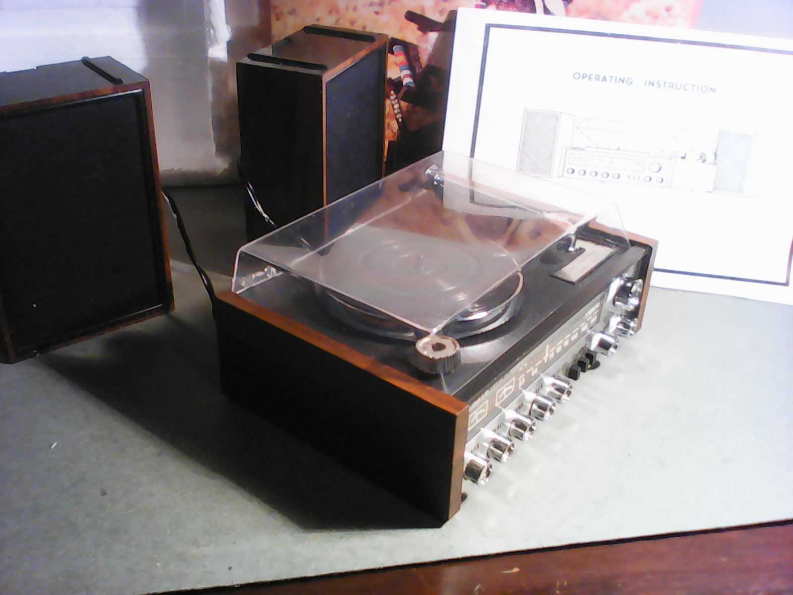 Vintage solid state radio, in box, with info, model TM-7805