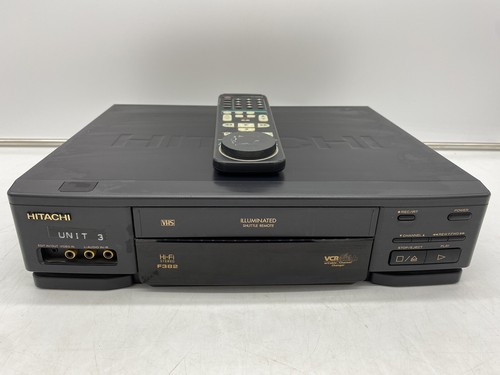 Hitachi VT-F382A VCR VHS Player Recorder Hi-Fi Stereo +
