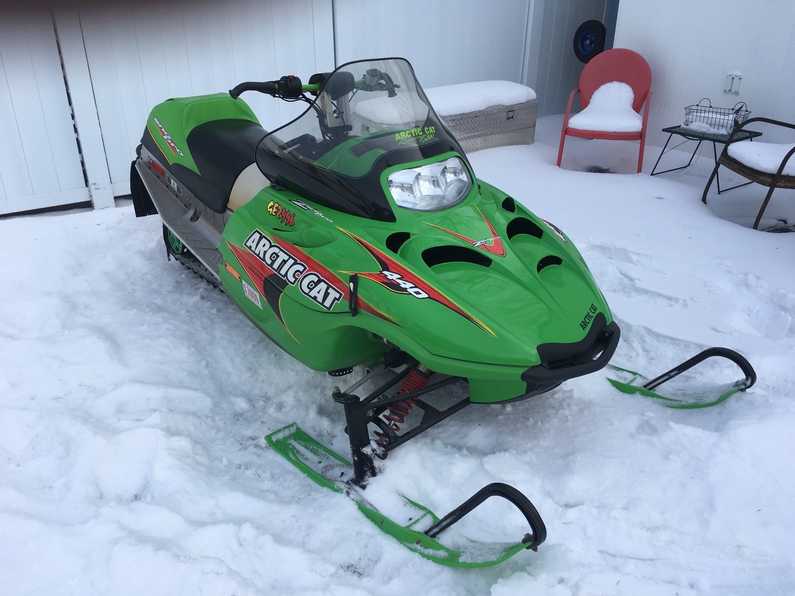 Arctic Cat Snowmobiles,2002 Snopro Z440,1998 Jag 440, 2004 Sledbed Trailer