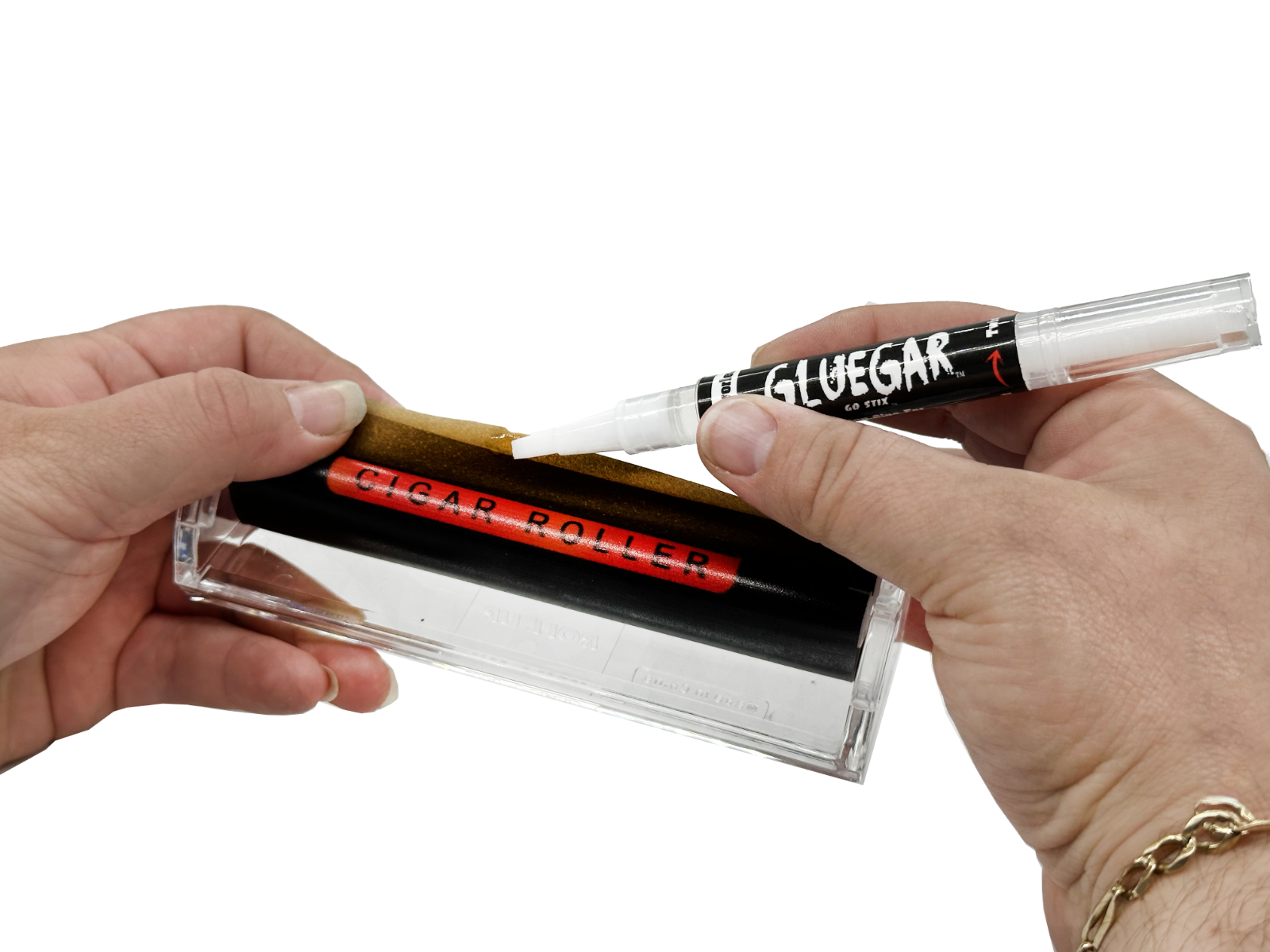 Juicy Hemp Wraps- 8 Pack- Natural- GlueGar OG 3ml, Glass & Wood Tips