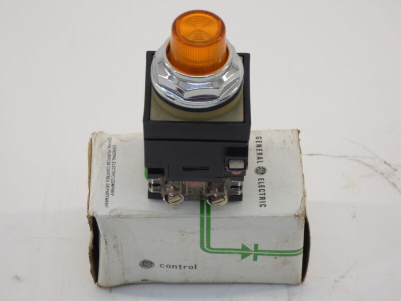 General Electric Cr104pxg22 Amber Pushbutton 120v Transformer Unit - New Surp...