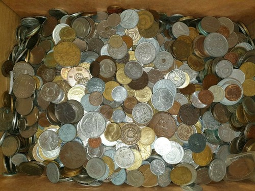 1/2 kg Münzen Welt mit antiken Münzen Rom 500g Gramm Konvolut Lot Sammlung