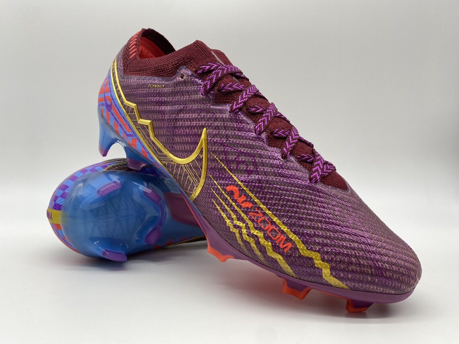 Nike Mens Rare Zoom Vapor 15 Elite KM FG DR9996 694 Purple Nike Mens Rare Zoom Vapor 15 Elite KM FG DR9996 694 Purple