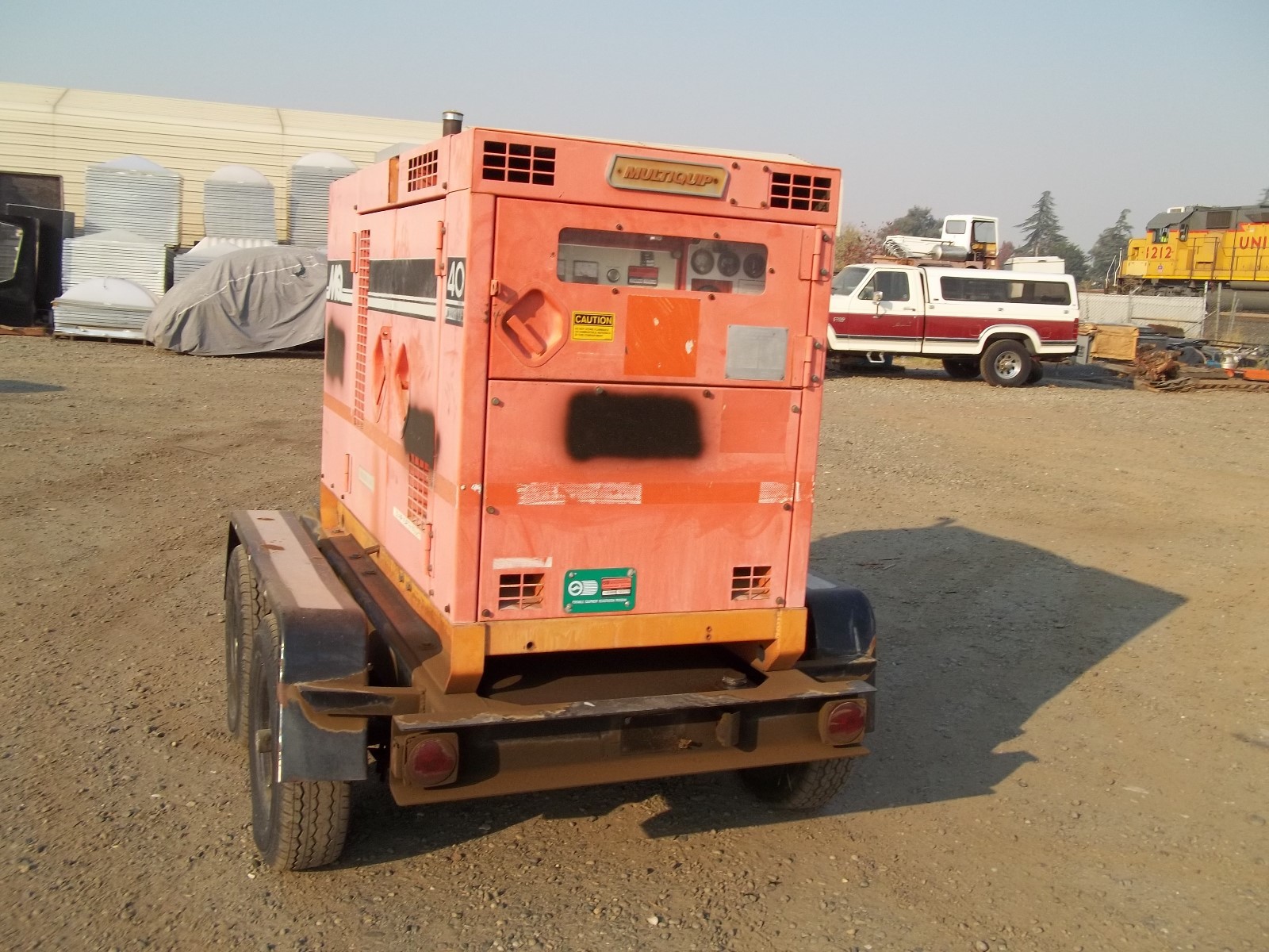 Multiquip 40 KVA Whisper Watt on Trailer