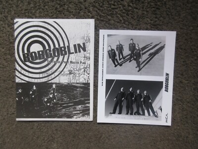BOBGOBLIN ''THE TWELVE-POINT MASTER PLAN'' 1997 MCA PRESS KIT W/PHOTO+FOLDOUT MNT 