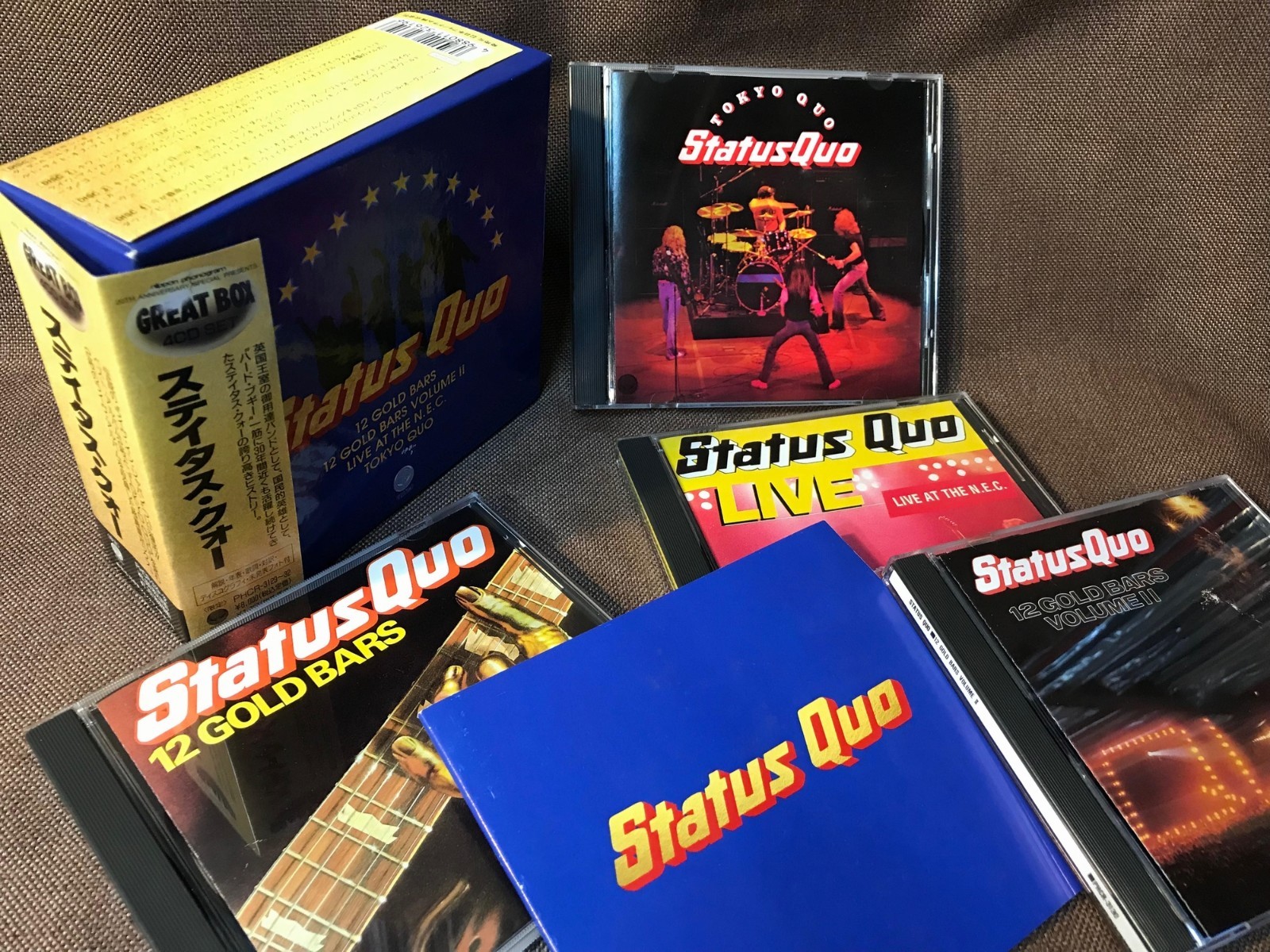 ステイタス・クォー/グレイト・ボックス STATUS QUO Great Box JAPAN-ONLY 4CD BOX PHCR-3129~32 w/OBI+
