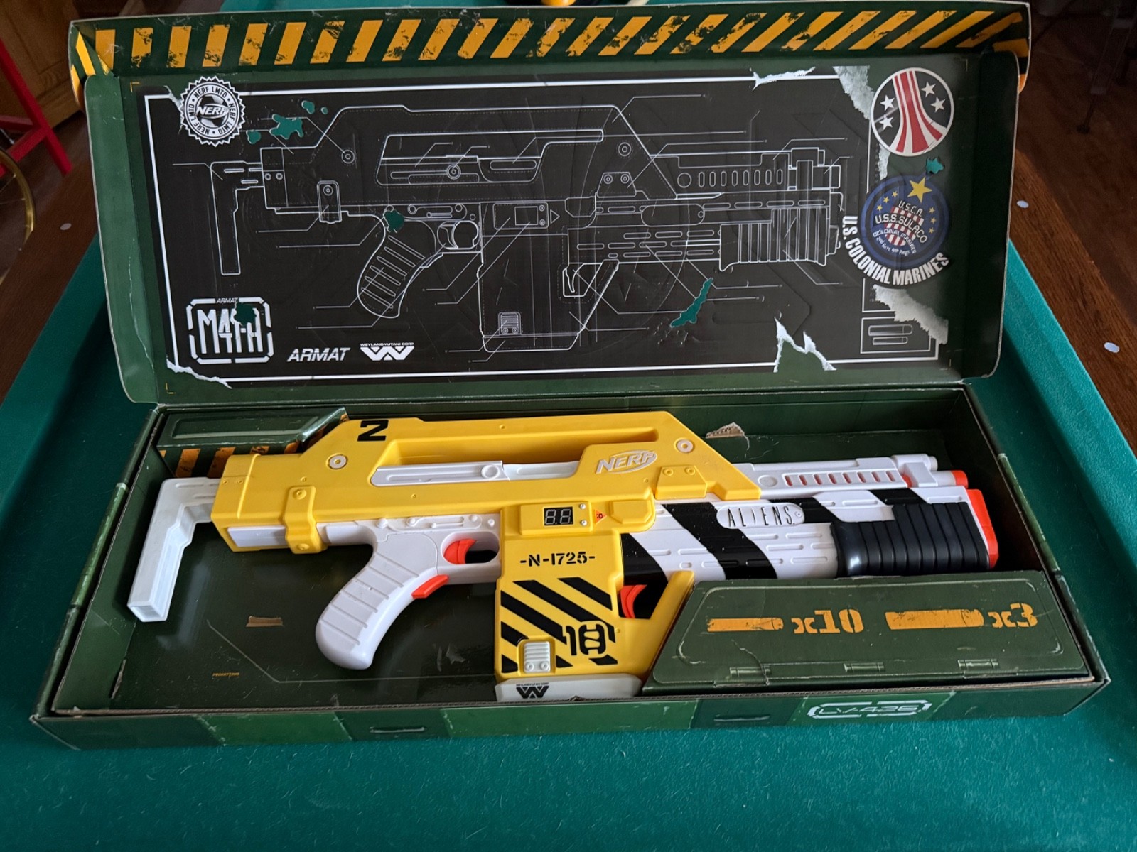 ナーフ Aliens M41-A LMTD Pulse Blaster Nerf Aliens LMTD M41-A Pulse Blaster Exclusive Toy Blaster