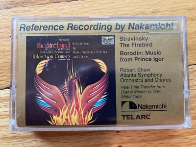 IGOR STRAVINSKY FIREBIRD SUITE NAKAMICHI REFERENCE CASSETTE TAPE METAL TYPE IV