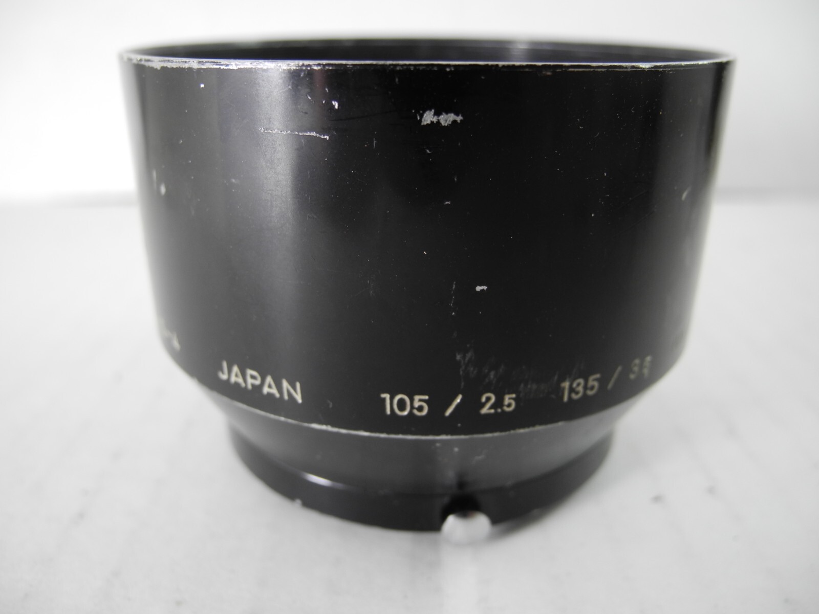 Nikon Hs-4 Black Metal Lens Hood WITH RIVETS For 105/2.5