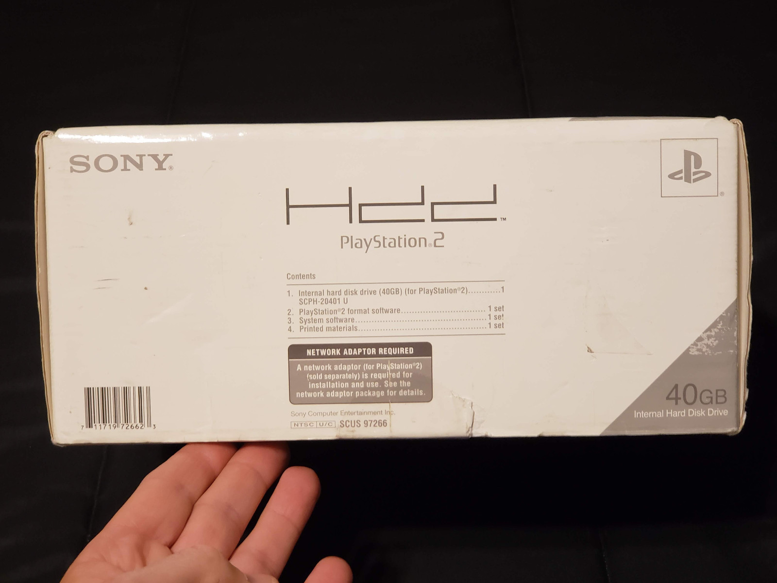 Final Fantasy XI Online 40GB Hard Disk Drive Bundle PS2 FACTORY SEALED