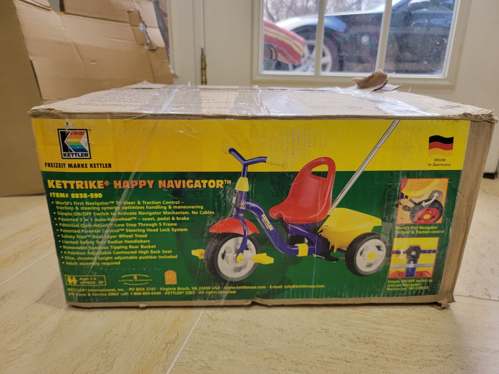 Kettler Happy Navigator Tricycle Tricycles