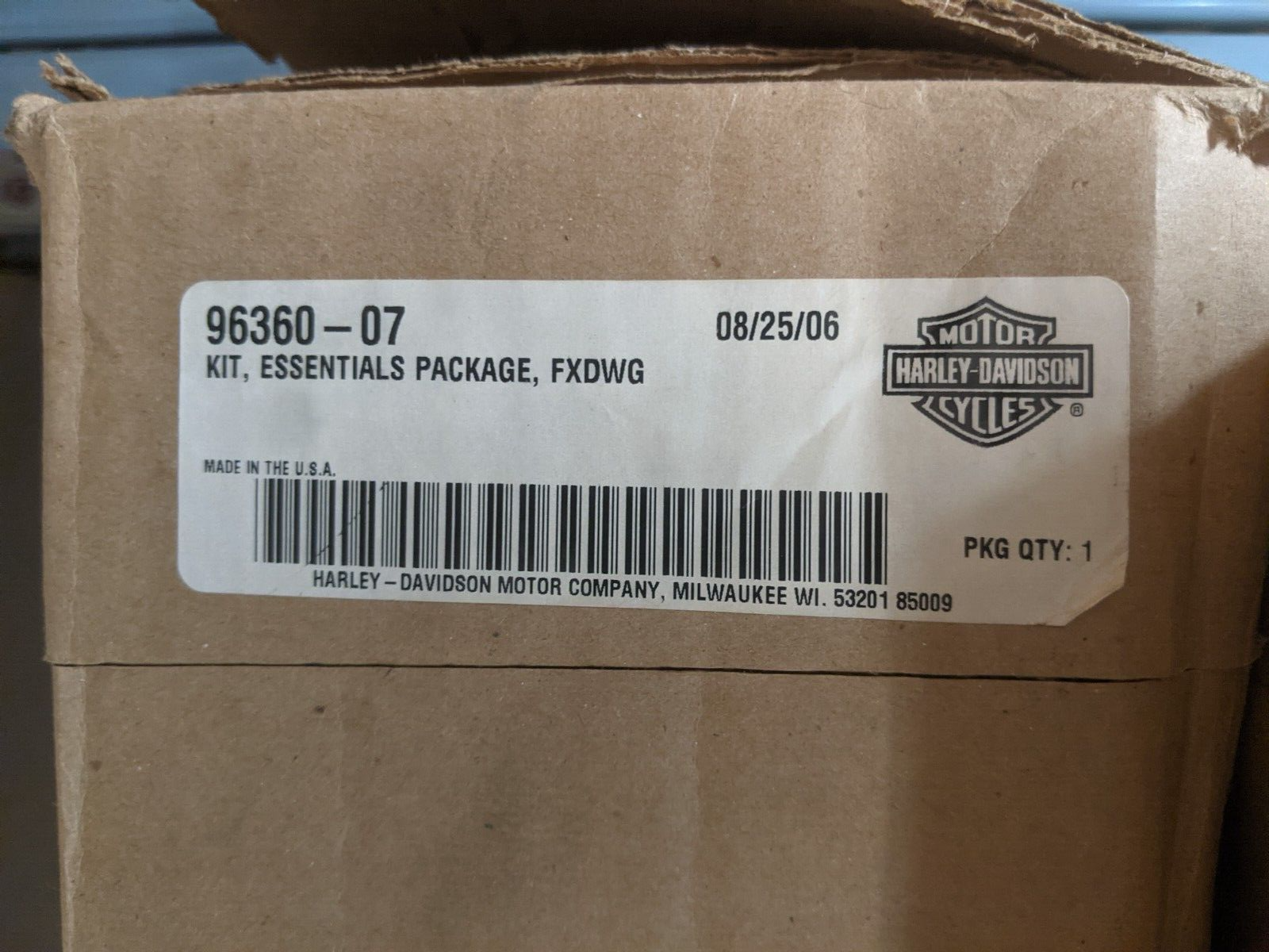 NOS Harley 96360-07 dyna FXDWG Essentials kit detachable