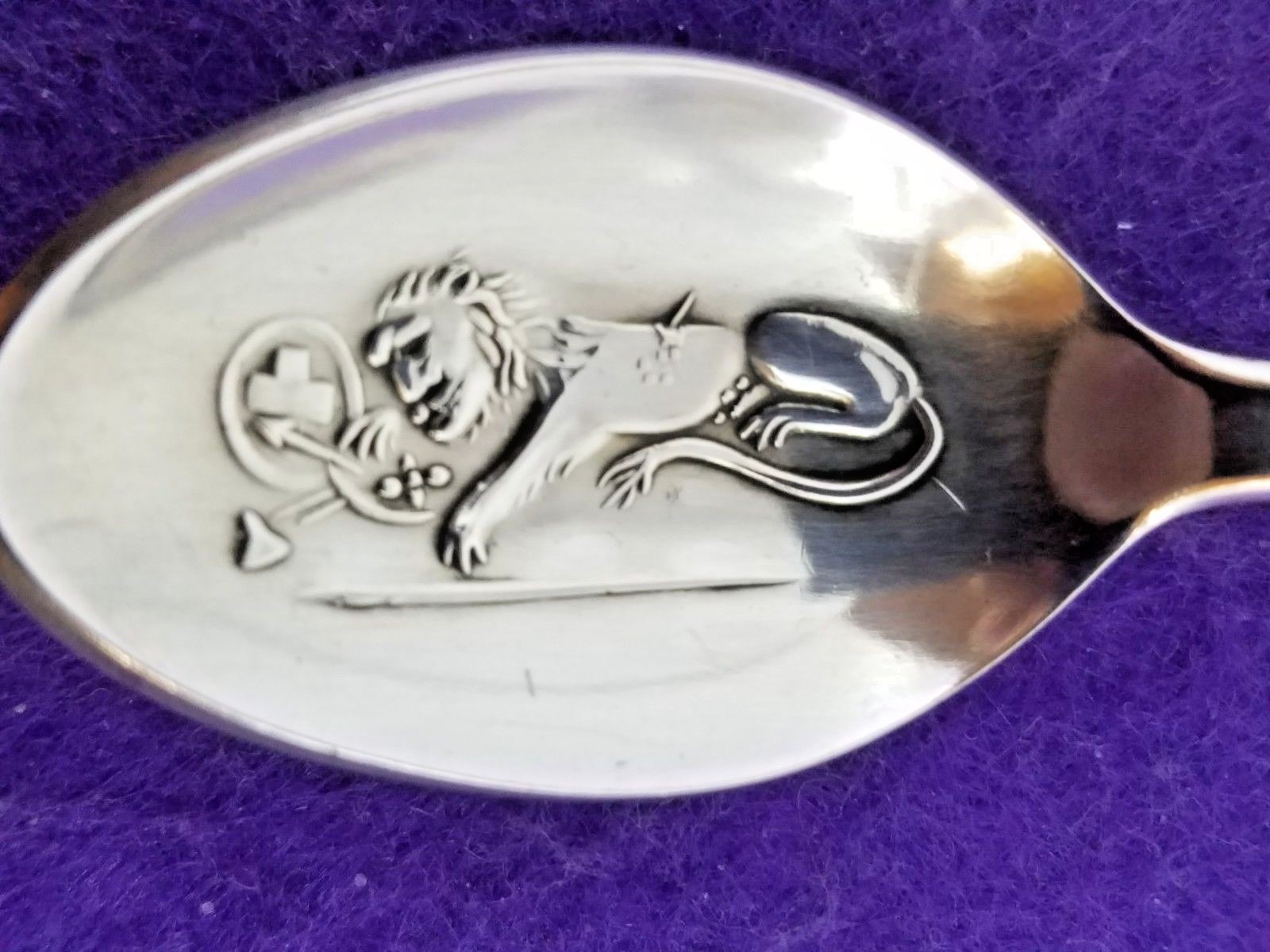 VINTAGE COLLECTOR ROLEX BUCHERER WATCHES  LUCERNE SOUVENIR SPOON