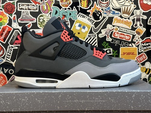 靴 Nike Air Jordan 4 Retro Infrared 23 Air Jordan 4 Retro Dark Grey Infrared 23 Black DH6927-061