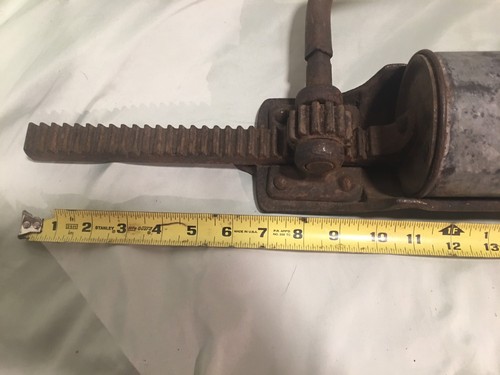 Vtg Sausage Stuffer Hand Crank Wall Mount