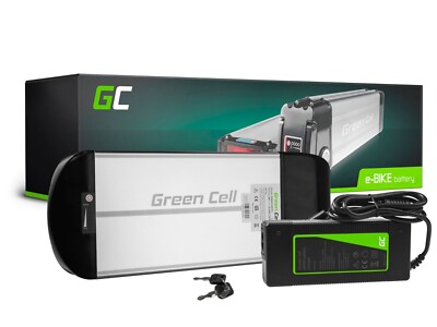 E-Bike Akku 36V 10Ah Li-Ion Fahrrad Rear Rack Batterie mit Ladegerät
