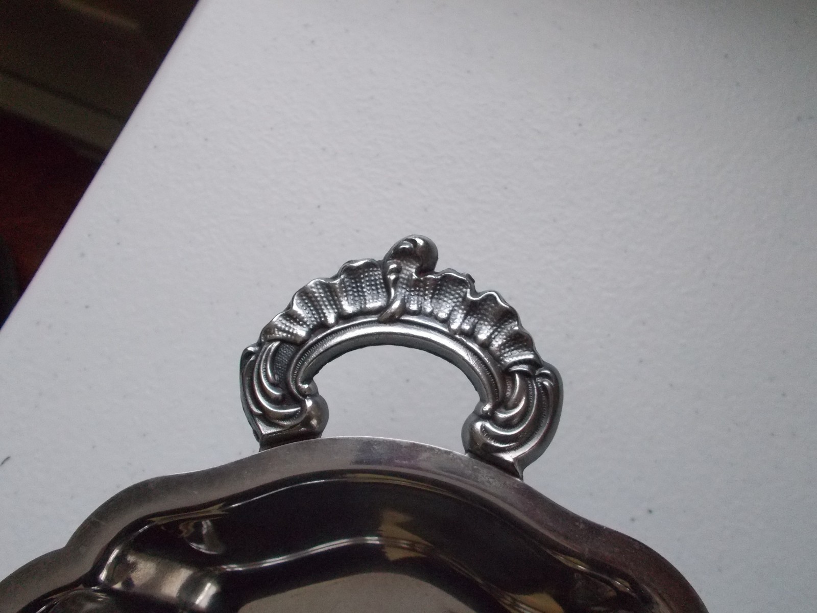 Vintage Poole Silver Footed Bread Tray + An Unknown Tray