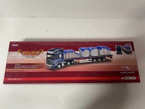CORGI 1／50 DAF105 トレーラーヘッド　未展示 Corgi CC14104 DAF 105 Skeletal in 'W Carter (Haulage) Ltd