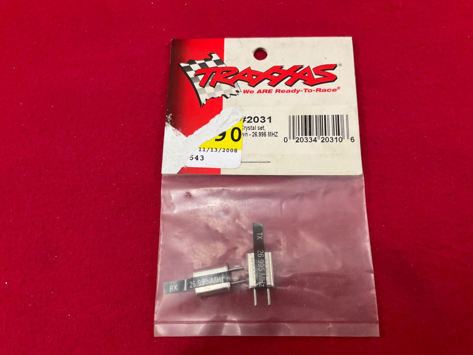 TRAXXAS 2031 27 mhz CRYSTAL set #1 BROWN 26.995 crystals TQ