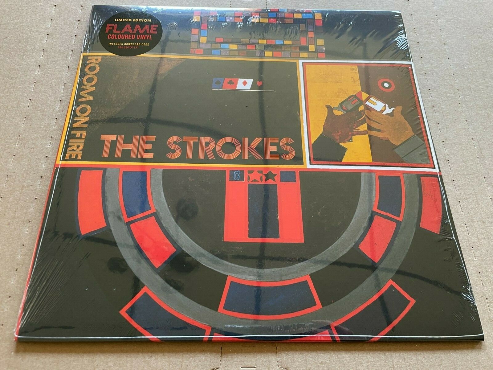NEW SUPER RARE The Strokes - Room on Fire FLAME COLORED
